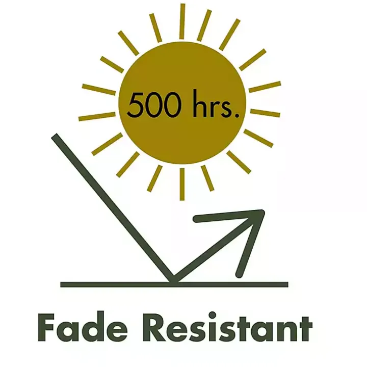 Gold Good Vibes Only Sunny Outdoor Pillow