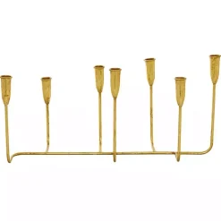 Gold Iron Taper Candle Holder