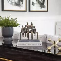 Gold Metal Jack Sculpture