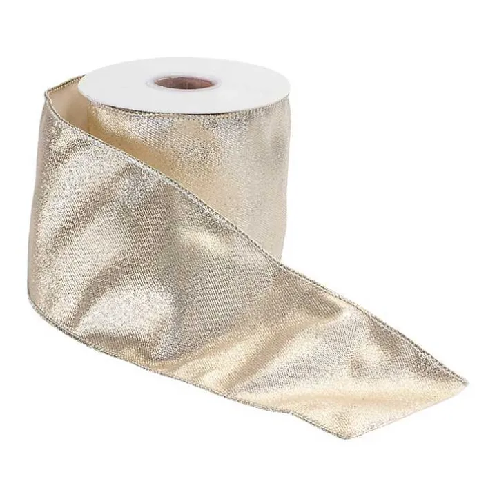 Gold Shimmer 10 yard Christmas Ribbon