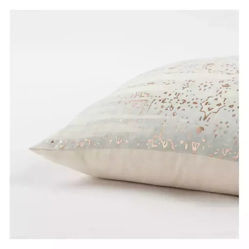Gold Stripe Cotton Pillow