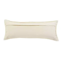 Golden Yellow Riviera Braided Frame Lumbar Pillow