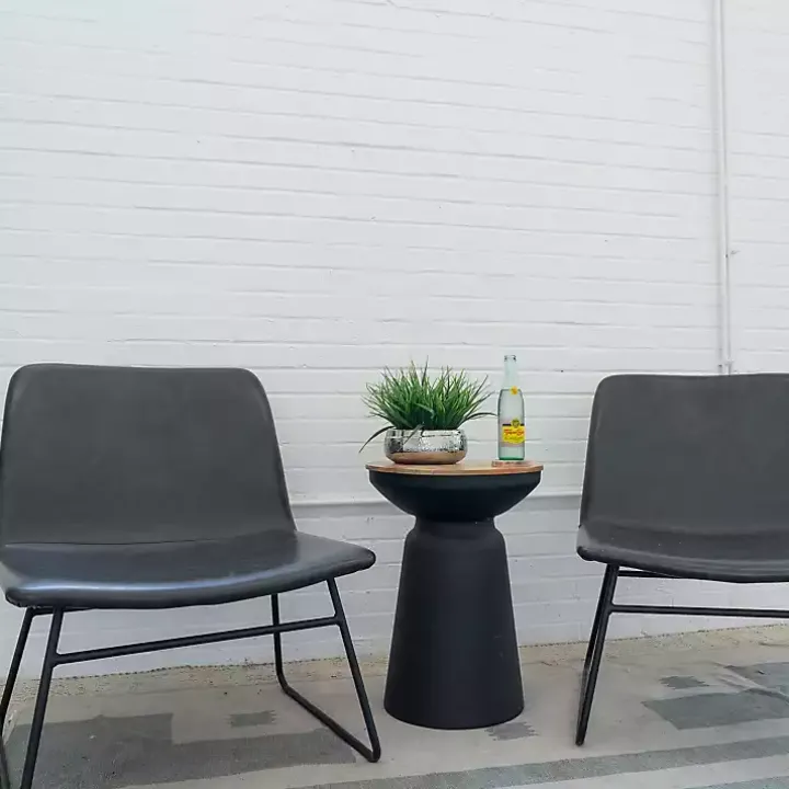 Grass Arrangement in Silver Ceramic Bowl