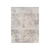 Gray Abstract Woven Area Rug, 7x10