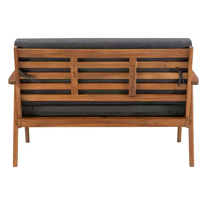 Gray Acacia Wood 4-pc. Outdoor Living Set