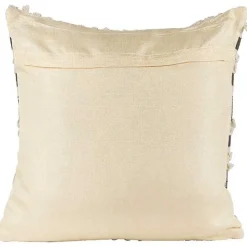 Gray and Cream Striped Indoor/Outdoor Pillow
