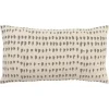 Gray and Natural Animal Patterned Lumbar Pillow