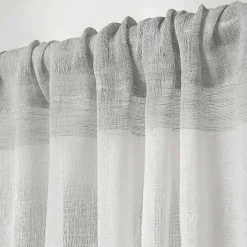 Gray Becky Curtain Panel Set, 108 in.