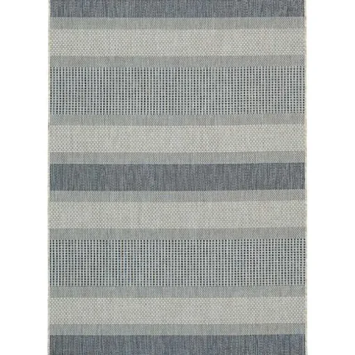 Gray Blue Elletta Indoor/Outdoor Area Rug, 7x9