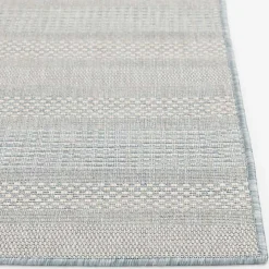Gray Blue Elletta Indoor/Outdoor Area Rug, 2x7