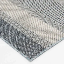 Gray Blue Elletta Indoor/Outdoor Area Rug, 7x9