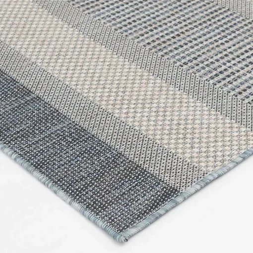 Gray Blue Elletta Indoor/Outdoor Area Rug, 7x9