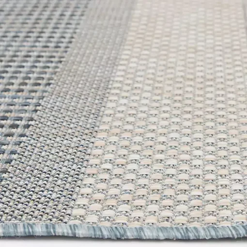 Gray Blue Elletta Indoor/Outdoor Area Rug, 7x9