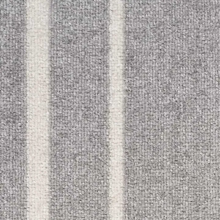 Gray Bordered Indoor/Outdoor Area Rug, 8x10