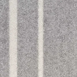 Gray Bordered Indoor/Outdoor Area Rug, 6x9
