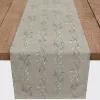 Gray Botanical Vines Table Runner, 90 in.