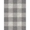 Gray Buffalo Plaid Indoor/Outdoor Area Rug, 5x7