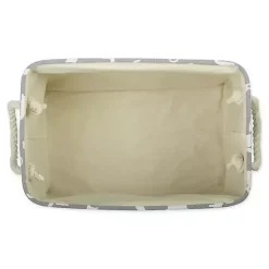 Gray Cats Meow Rectangular Storage Bin, 14 in.