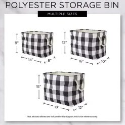 Gray Cats Meow Rectangular Storage Bin, 14 in.