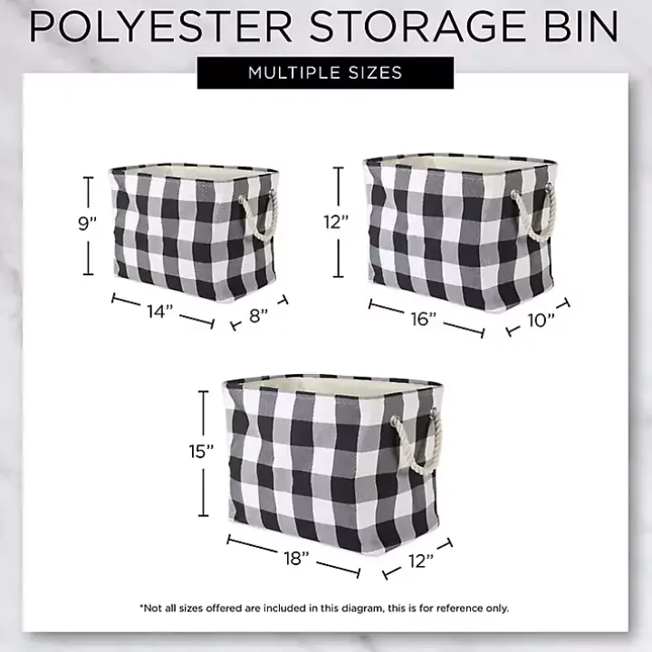 Gray Cats Meow Rectangular Storage Bin, 14 in.