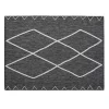 Gray Connected Diamond Outdoor Area Rug, 8x10