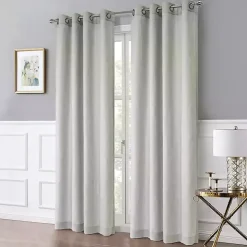 Gray Corsica Curtain Panel, 84 in.