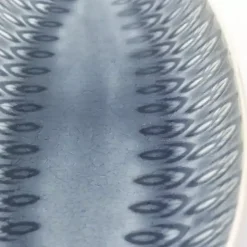 Gray Crackle Glaze Peacock Appetizer Platter