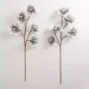 Gray Japanese Magnolia Sprays, Set of 2