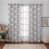 Gray Kenzie Curtain Panel Set, 96 in
