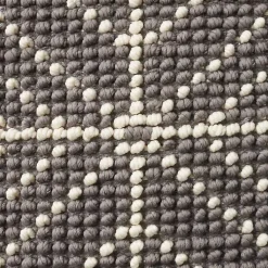 Gray Looped Snowflake Pillow