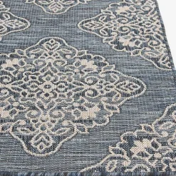 Gray Medallion Devora Indoor/Outdoor Area Rug, 7x9