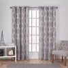 Gray Monte Curtain Panel Set, 108 in.