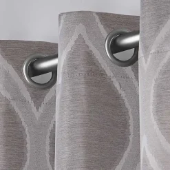 Gray Monte Curtain Panel Set, 108 in.