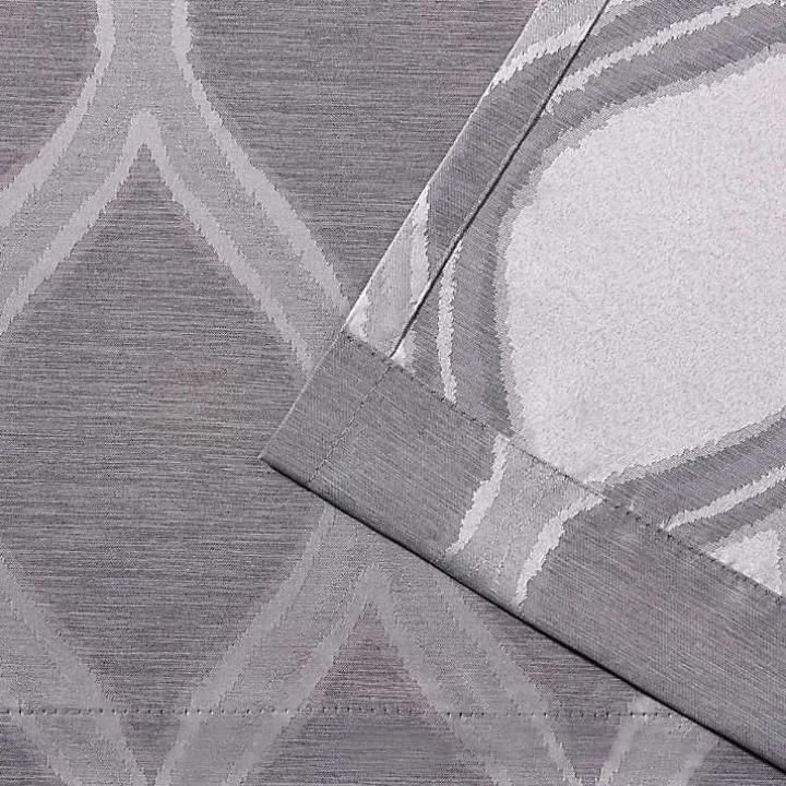 Gray Monte Curtain Panel Set, 108 in.