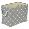 Gray Paw Trellis Rectangle Basket, 16 in.