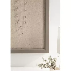 Gray Scalloped Arch Fabric Pinboard