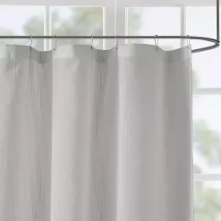 Gray Sheer Shower Curtain