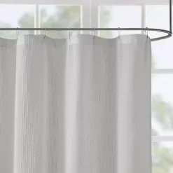 Gray Sheer Shower Curtain