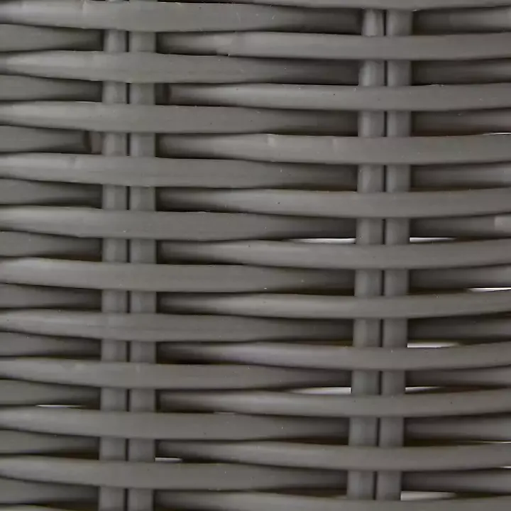 Gray Woven Bone Shaped Basket, 24 in.