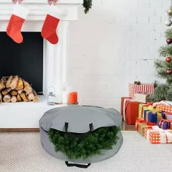 Gray Wreath Storage Bag, 30 in.