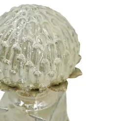 Graywash Artichoke Stoneware Statue