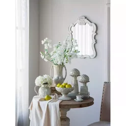 Graywash Artichoke Stoneware Statue