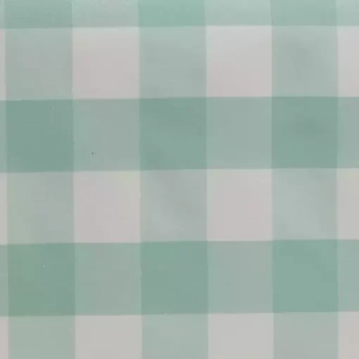 Green and White Buffalo Plaid Napkins, Set of 4