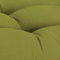 Green French Edge Outdoor Wicker Settee Cushion