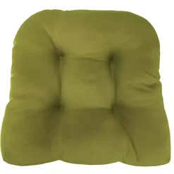 Green French Edge 3-pc. Outdoor Wicker Cushion Set