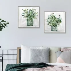 Green Garden 2-pc. Framed Canvas Art Print Set