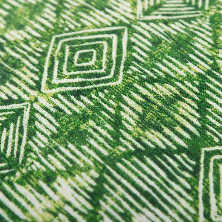 Green Geometric Diamonds Outdoor Pillow, 22 in.