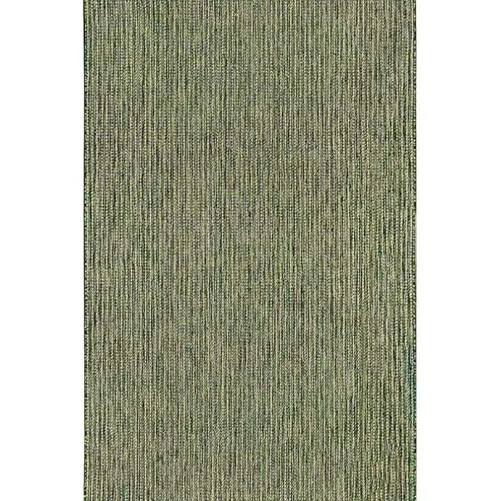 Green Intertwined Santal Outdoor Area Rug, 6x9