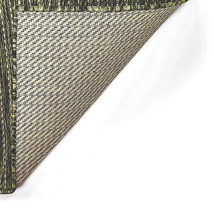 Green Intertwined Santal Outdoor Area Rug, 6x9