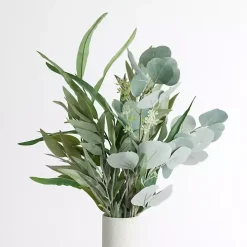 Green Mixed Eucalyptus Bouquets, Set of 2
